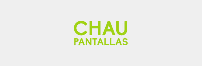 Logotipo Chau Pantallas